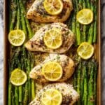 Lemon Chicken and Asparagus Sheet Pan Dinner Recipe