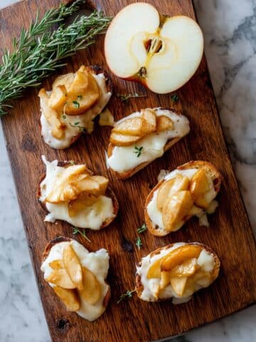 Brie Stuffed with Piloncillo-Caramelized Apples Recipe