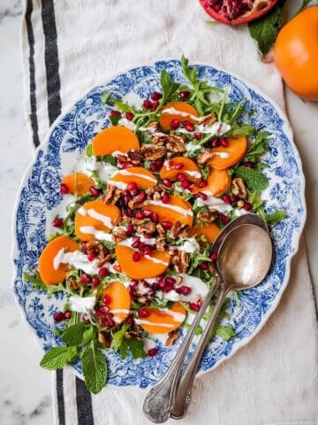 Goat Cheese Salad with Vanilla Mint Yogurt Dressing Recipe