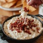 Cheesy Refried Bean Dip with Jalapeño & Bacon Recipe