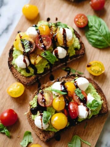 Caprese Avocado Toast Recipe