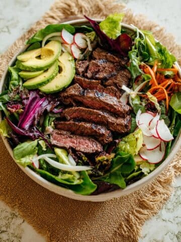 Healthy Carne Asada Steak Salad Recipe