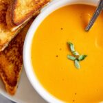 Roasted Butternut Squash and Red Pepper Soup Recipe