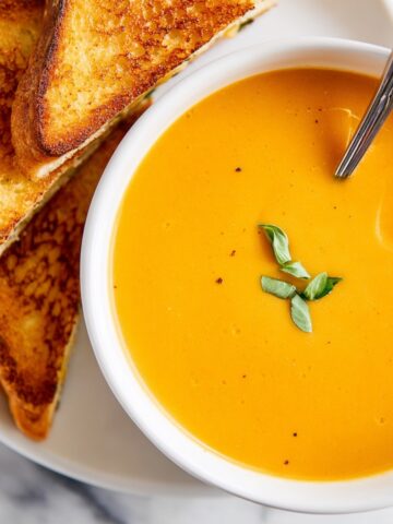 Roasted Butternut Squash and Red Pepper Soup Recipe