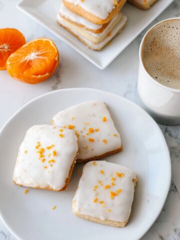 Cardamom Shortbread Cookies with Orange Glaze Recipe