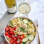 Summer Corn, Tomato and Tortellini Pasta Salad Recipe