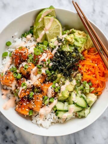 Crispy Salmon Bowls Recipe