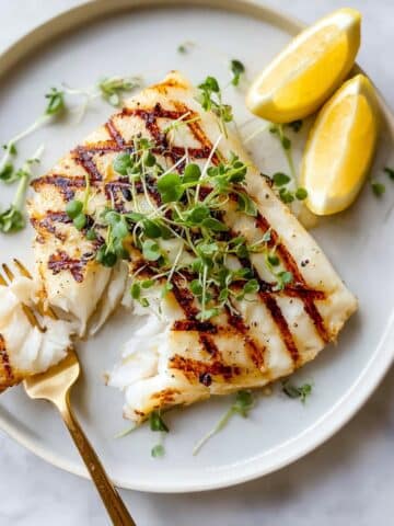 Grilled Honey Lemon Halibut Recipe