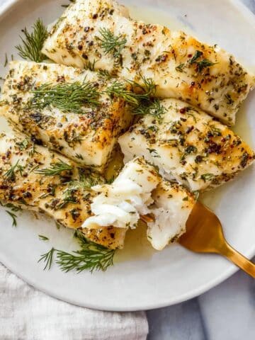 Pan Fried Cod with Lemon and Herbs Recipe