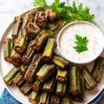 Air Fryer Crispy Okra Recipe