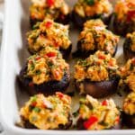Salmon Stuffed Mushrooms Recipe