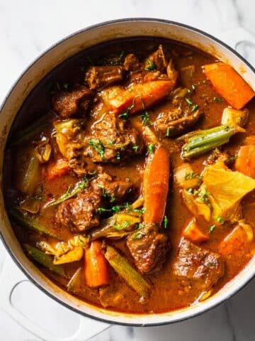Brazilian Beef Stew with Sweet Potatoes, Plantains, and Okra Recipe