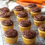 Brazilian Carrot Cake Cupcakes with Brigadeiro Frosting Recipe