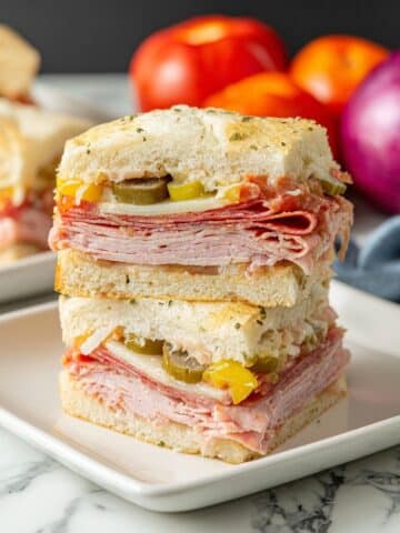 Italian Sliders with Ham, Salami, Pepperoni, and Melted Provolone Recipe