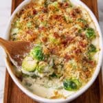 Bacon and Cheddar Brussels Sprouts Casserole Recipe