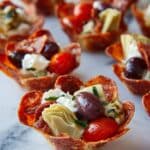 Salami Cups Antipasto Recipe
