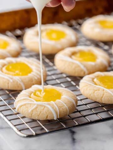 Lemon Curd Cookies with Lemon Glaze Recipe