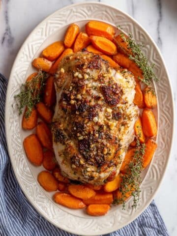 Garlic Herb Butter Roasted Boneless Turkey Breast Recipe