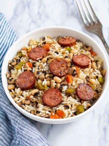 Crockpot Hoppin John with Sausage Recipe