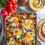 Za'atar Sheet Pan Vegetables and Eggs Recipe