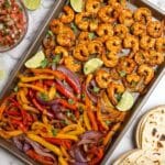 Sheet Pan Shrimp Fajitas Recipe
