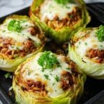 Oven-Baked Cabbage Burgers Recipe