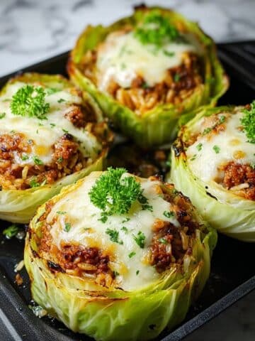 Oven-Baked Cabbage Burgers Recipe