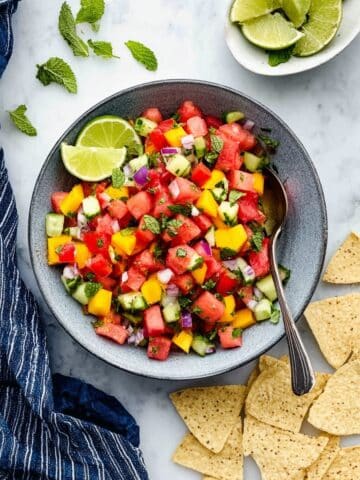 Watermelon Mango Salsa Recipe