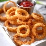 Crispy Air Fried Onion Rings Recipe