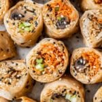 Spicy Ramen Noodle Spring Rolls with Rice Paper Recipe