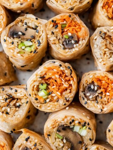 Spicy Ramen Noodle Spring Rolls with Rice Paper Recipe