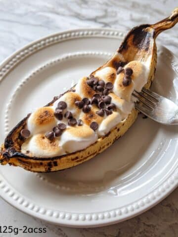 Air Fryer Banana Split S’mores Recipe