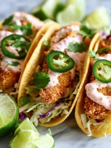 Crispy Baked Tilapia Fish Tacos Recipe