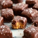 Chocolate Dipped Date Caramels Recipe