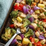 Sheet Pan Pineapple Chicken Recipe