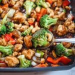 Sheet Pan Cashew Chicken Recipe