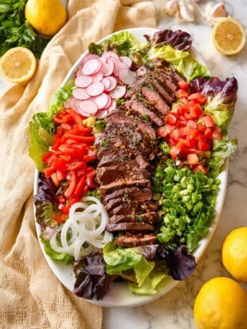 Flank Steak Salad with Balsamic Dressing Recipe