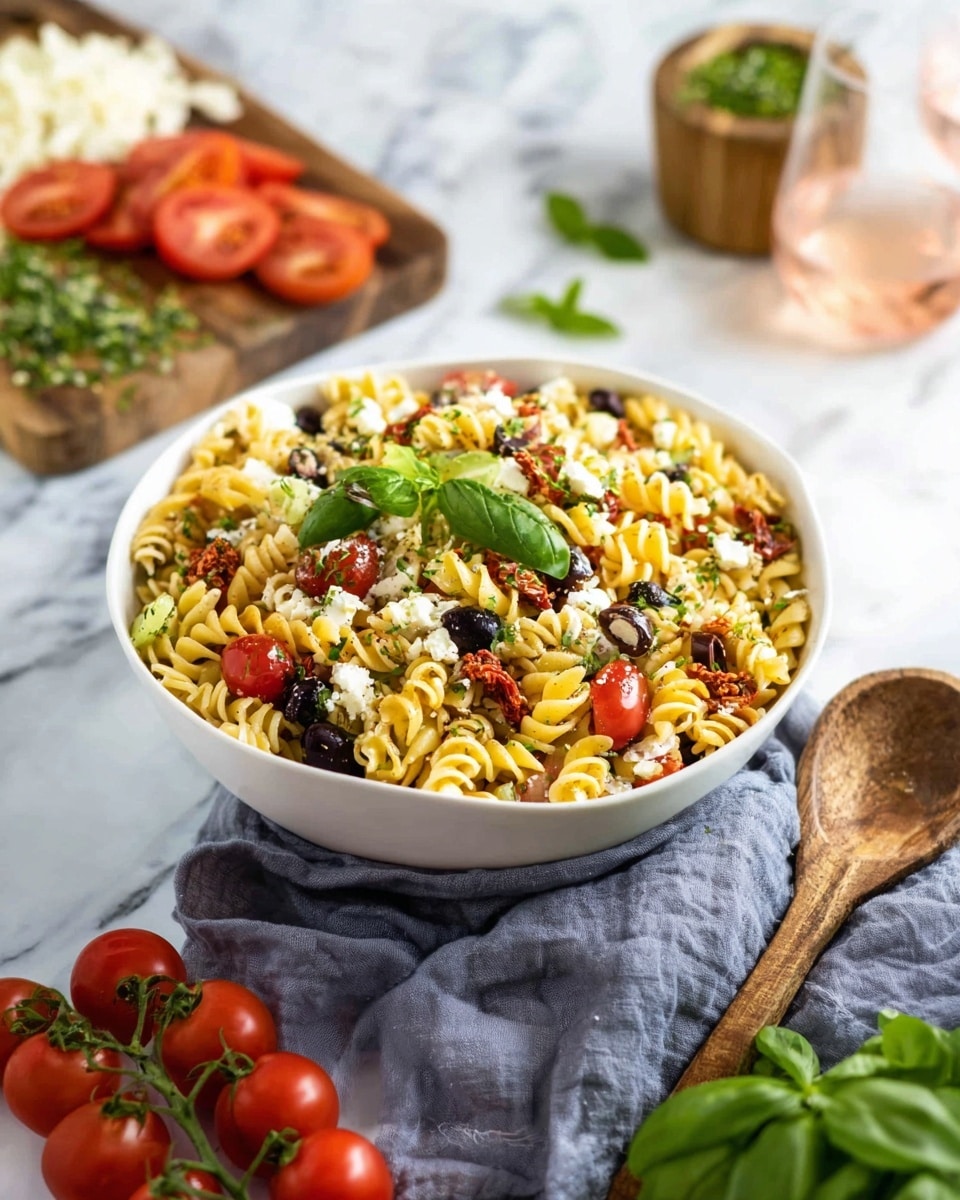 Zesty Italian Pasta Salad: Bright & Flavorful Summer Dish