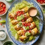 Baked Bean and Cheese Taquitos Recipe