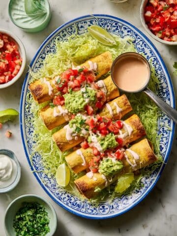Baked Bean and Cheese Taquitos Recipe