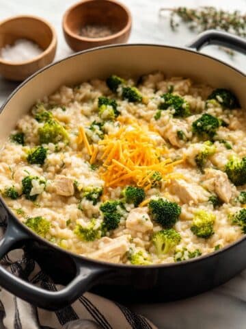 Cheesy Chicken Risotto with Broccoli Recipe