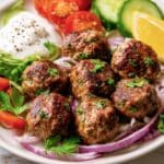 Healthy Mediterranean Lamb Meatballs Recipe