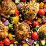 Healthy Greek Sheet Pan Chicken Recipe