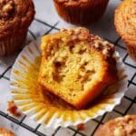 Pumpkin Muffins with Spiced Streusel Recipe
