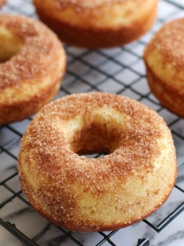 Maple Cinnamon Sugar Donuts Recipe