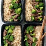 Garlic Beef and Broccoli Stir Fry Meal Prep Recipe