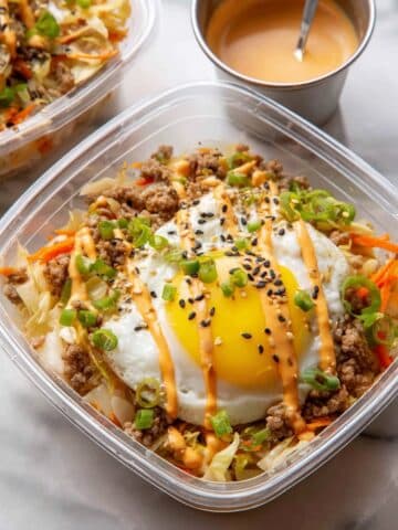 Egg Roll in a Bowl Meal Prep Recipe