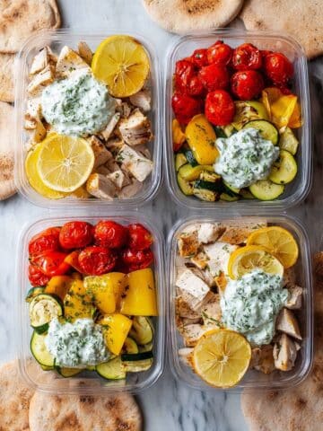Greek Chicken Meal Prep Bowls Recipe
