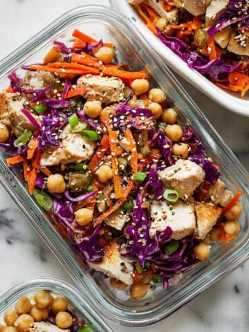 Sesame Chicken and Chickpea Salad Recipe