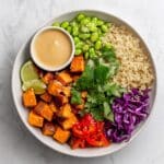 Healthy Thai Coconut Quinoa Bowl Recipe